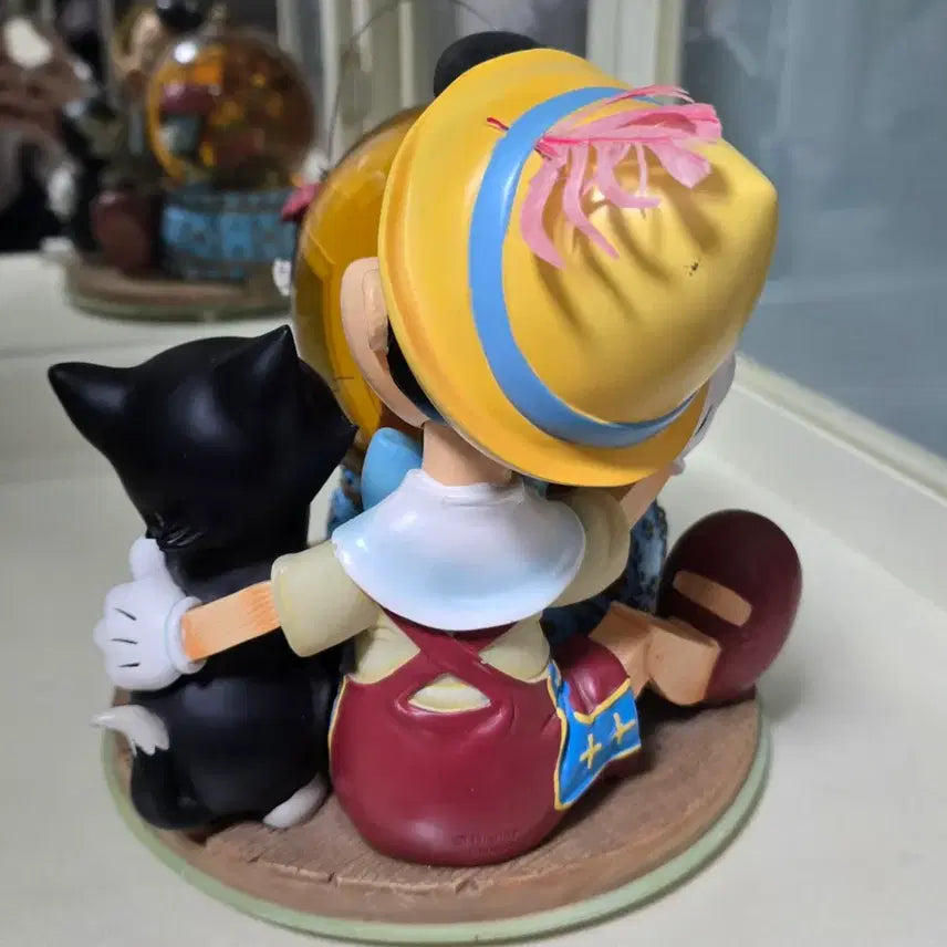 [BUNJANG] Disney Pinocchio Snow Globe Music Box / 디즈니 피노키오 스노우볼 오르골 희귀품