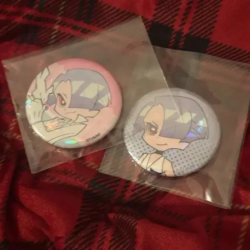 [BUNJANG] Fansca Polyester Poly Brothers Can Badge Set / 팬스가 폴리에스테르 폴리형제 캔뱃지 세트