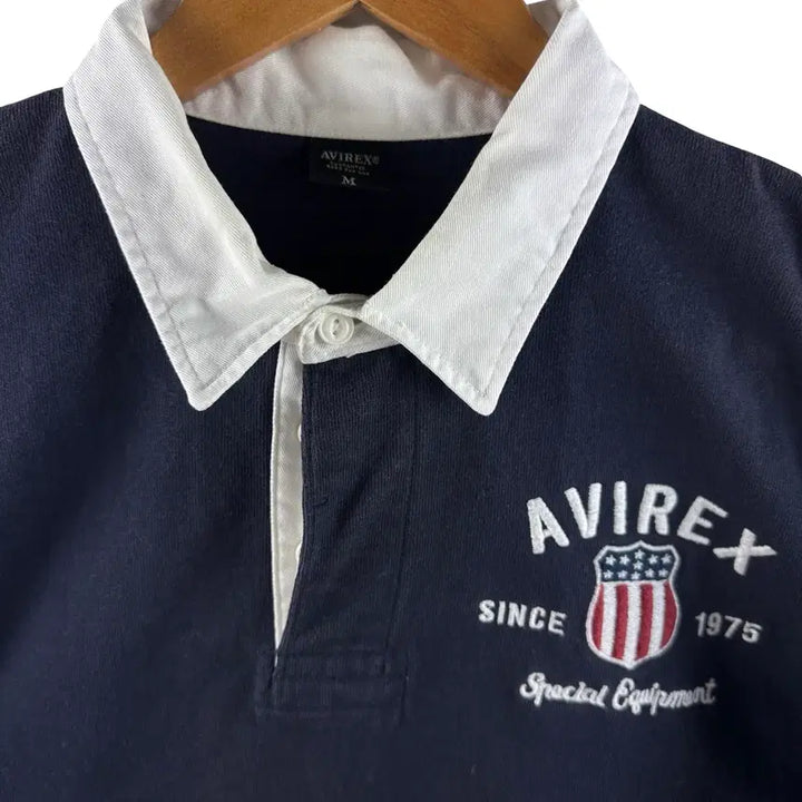 [BUNJANG] Avirex Arch Logo Rugby Shirt / 아비렉스 아치로고 럭비셔츠3147