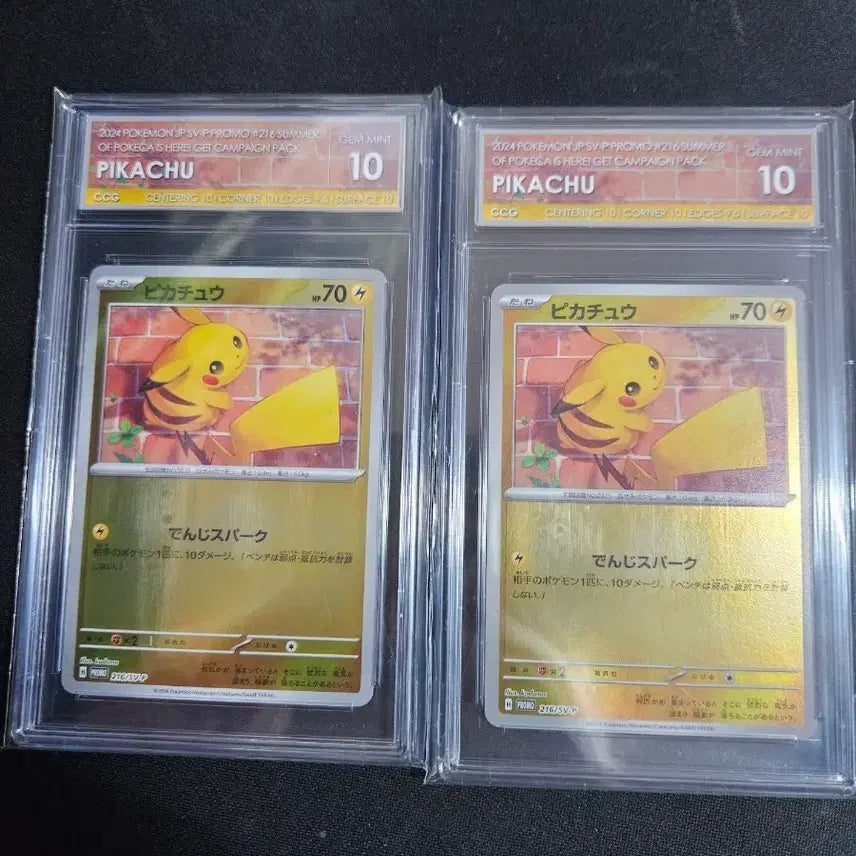 [BUNJANG] Pokemon Pikachu Summer Promo Card / (일판)포켓몬카드 피카츄 여름 프로모  ccg10점 팝니다