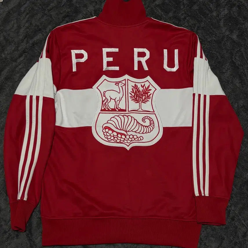 [BUNJANG] Adidas Peru Neck-up Jersey / 아디다스 페루 넥업 져지
