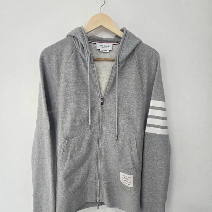 [BUNJANG] Thom Browne Hooded Zip-up Jacket (4) / 톰브라운 후드집업 사선완장 4사이즈