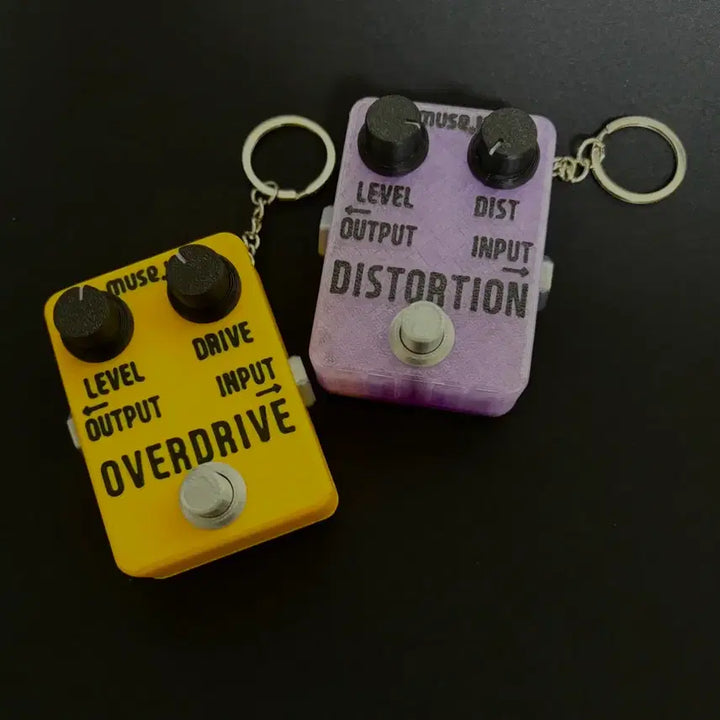 [SOLD OUT] Muse y 기타 이펙터 키링 디스토션 + 오버드라이브