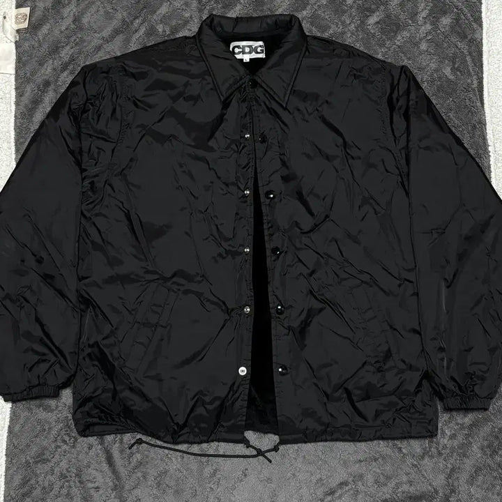 [BUNJANG] CDG Coach Jacket with Fur - Size L / cdg 퍼부착 코치자켓 L