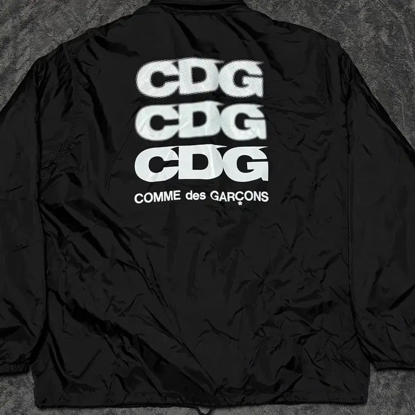 [BUNJANG] CDG Coach Jacket with Fur - Size L / cdg 퍼부착 코치자켓 L