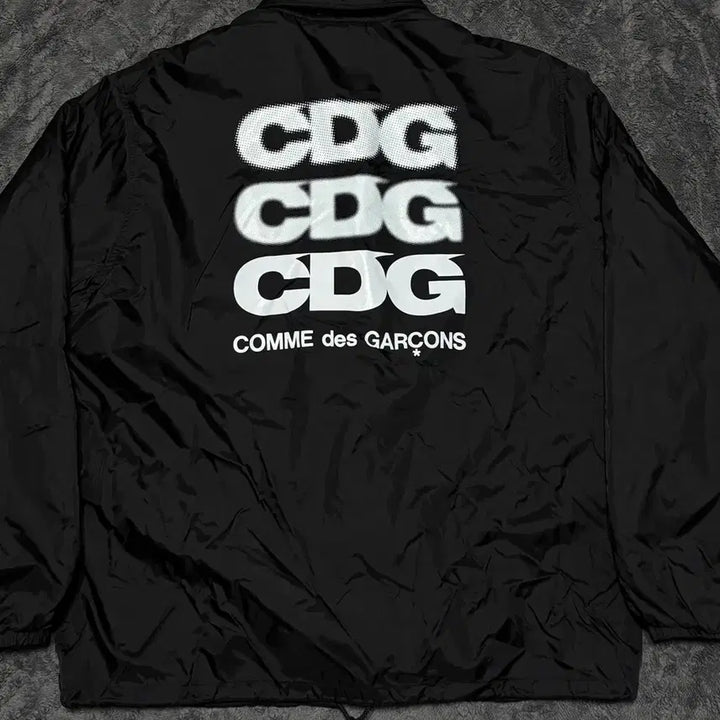[BUNJANG] CDG Coach Jacket with Fur - Size L / cdg 퍼부착 코치자켓 L