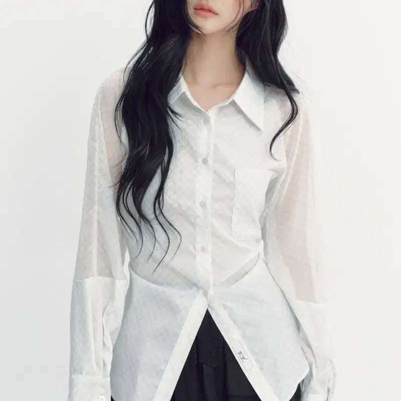 [SOLD OUT] (새상품)더티스 블루베리타르트셔츠 아이보리