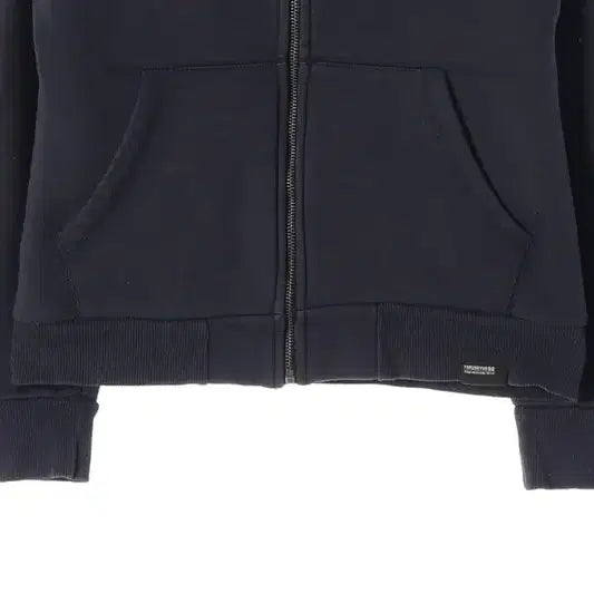 [BUNJANG] FUBU Navy Boa-Lined Hoodie Zip-Up (S) / FUBU 네이비 보아털 안감 후드 집업 S