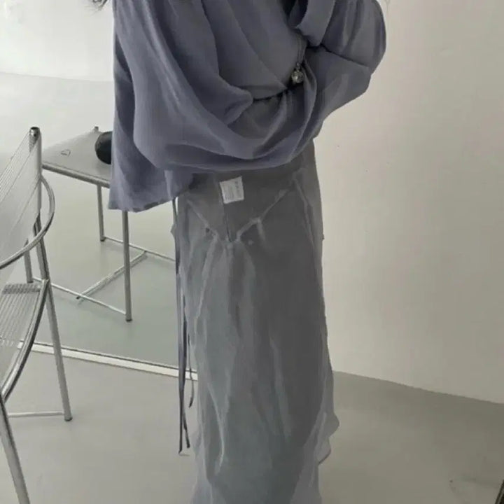 [BUNJANG] Basket Layered See-through Dress / 고퀄 도매택 basket 바스켓 시스루 레이어드 원피스 소라그레이