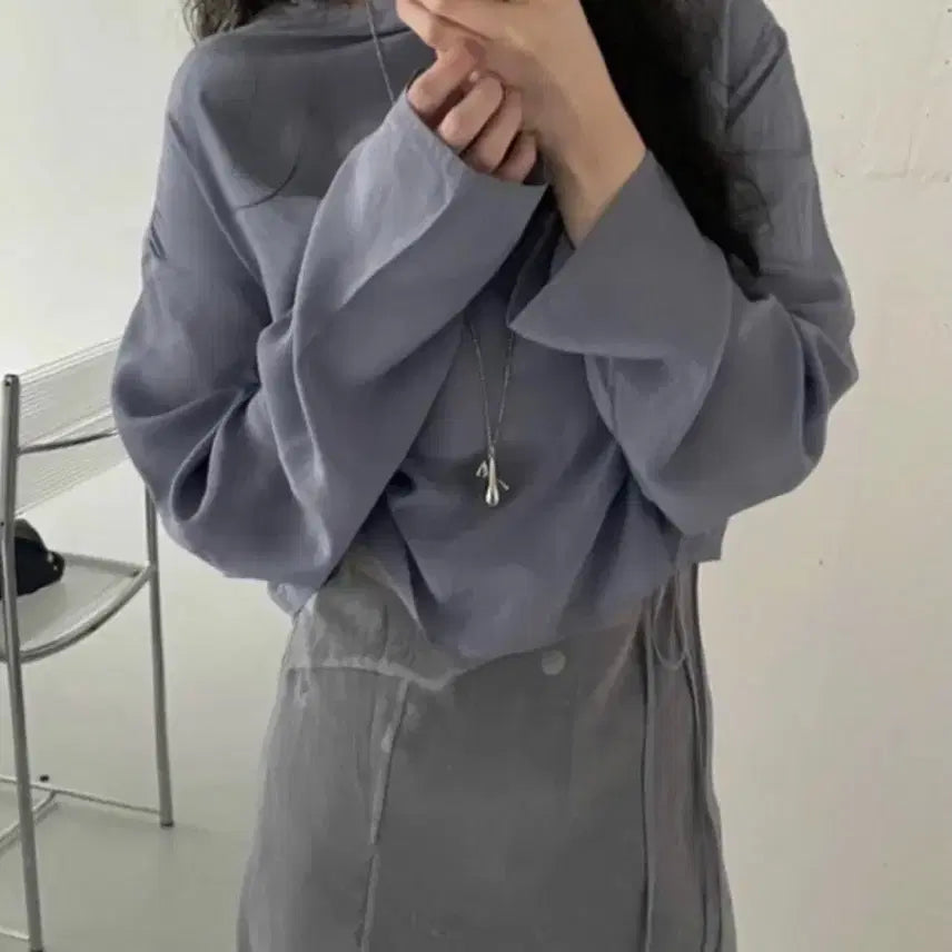 [BUNJANG] Basket Layered See-through Dress / 고퀄 도매택 basket 바스켓 시스루 레이어드 원피스 소라그레이