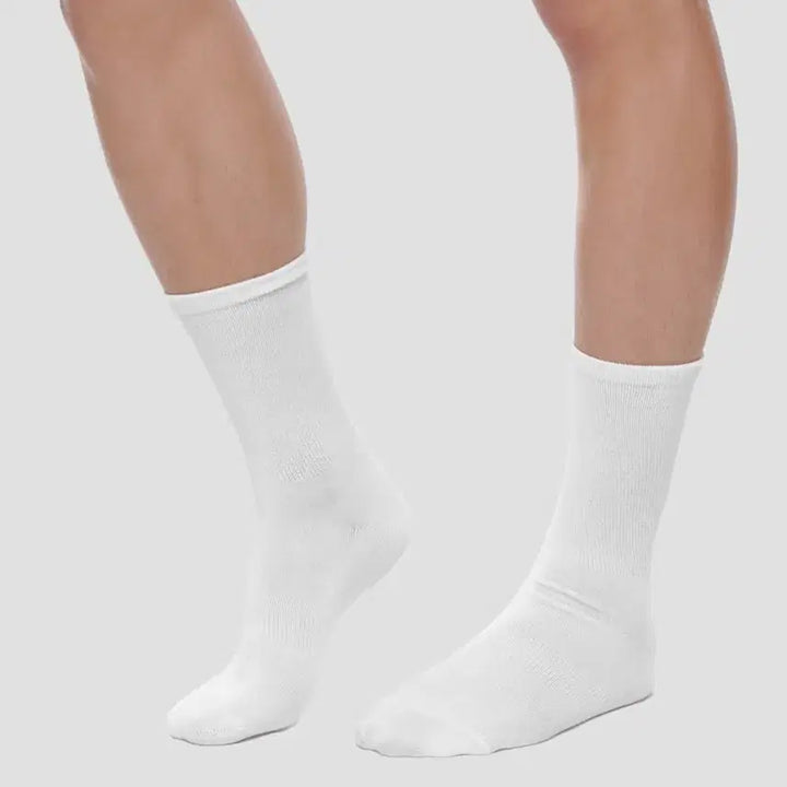 [BUNJANG] Lightweight Crew Socks 6-Pack [White] - Size S / 라이트웨이트 크루 삭스 6팩 [화이트] s사이즈