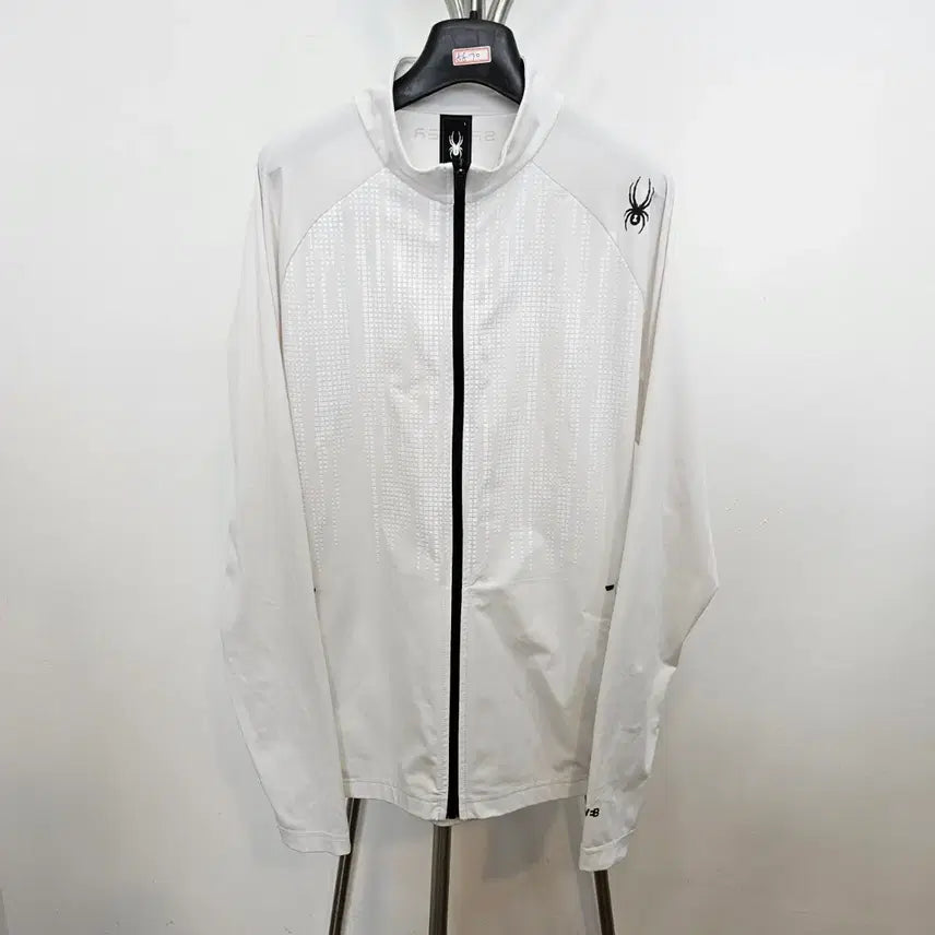 [BUNJANG] Spider White Running Jacket (L) / 스파이더 화이트 러닝 자켓 L
