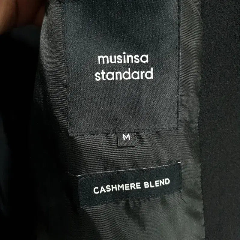 [BUNJANG] Musinsa Standard Cashmere Blend Oversized Coat M / 무탠다드 캐시미어 블렌드 오버사이즈 코트 M_W0423