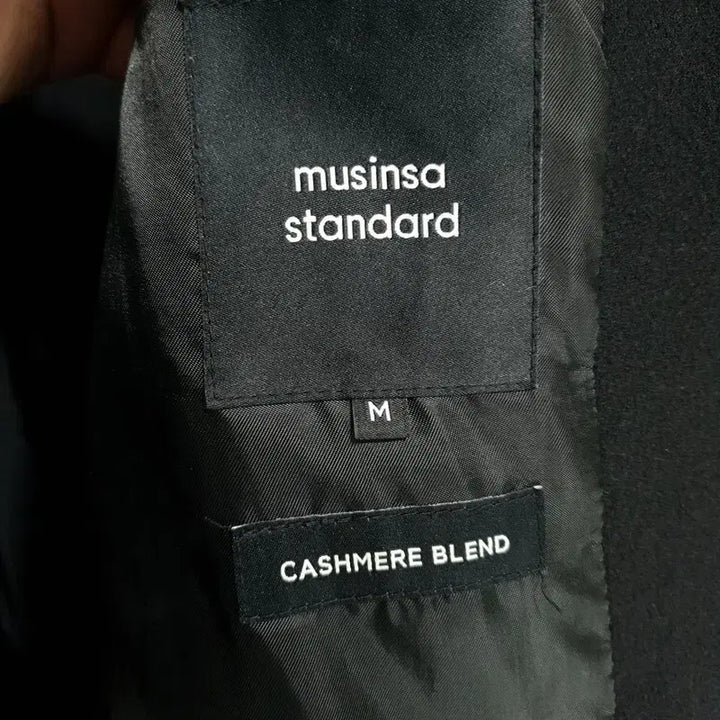 [BUNJANG] Musinsa Standard Cashmere Blend Oversized Coat M / 무탠다드 캐시미어 블렌드 오버사이즈 코트 M_W0423
