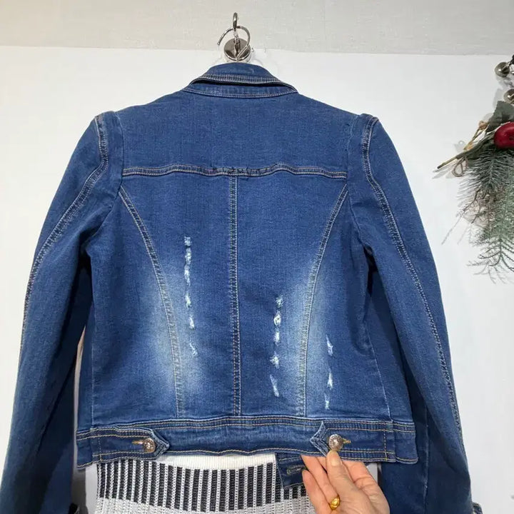 [SOLD OUT] 에고이스트 스판 청자켓        싸이즈 :  66표기이나 55좋음