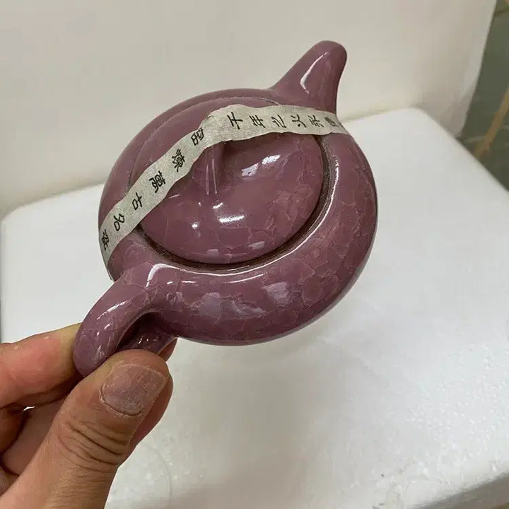 [SOLD OUT] 빙열의 분홍 주전자 도자기조형 / 요316