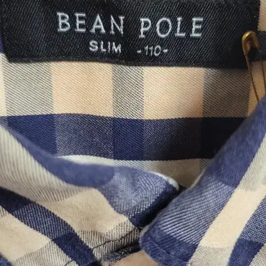 [SOLD OUT] 빈폴 체크 반팔 셔츠 네이비