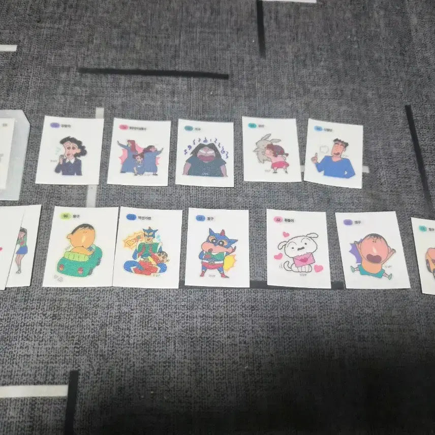 [BUNJANG] Anime &amp; Cartoon Sticker Collection / 띠부띠부씰 띠부씰 아톰 짱구 코난 원피스 쿠키런 디지몬 최애의아이