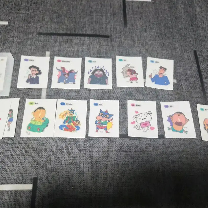 [BUNJANG] Anime &amp; Cartoon Sticker Collection / 띠부띠부씰 띠부씰 아톰 짱구 코난 원피스 쿠키런 디지몬 최애의아이