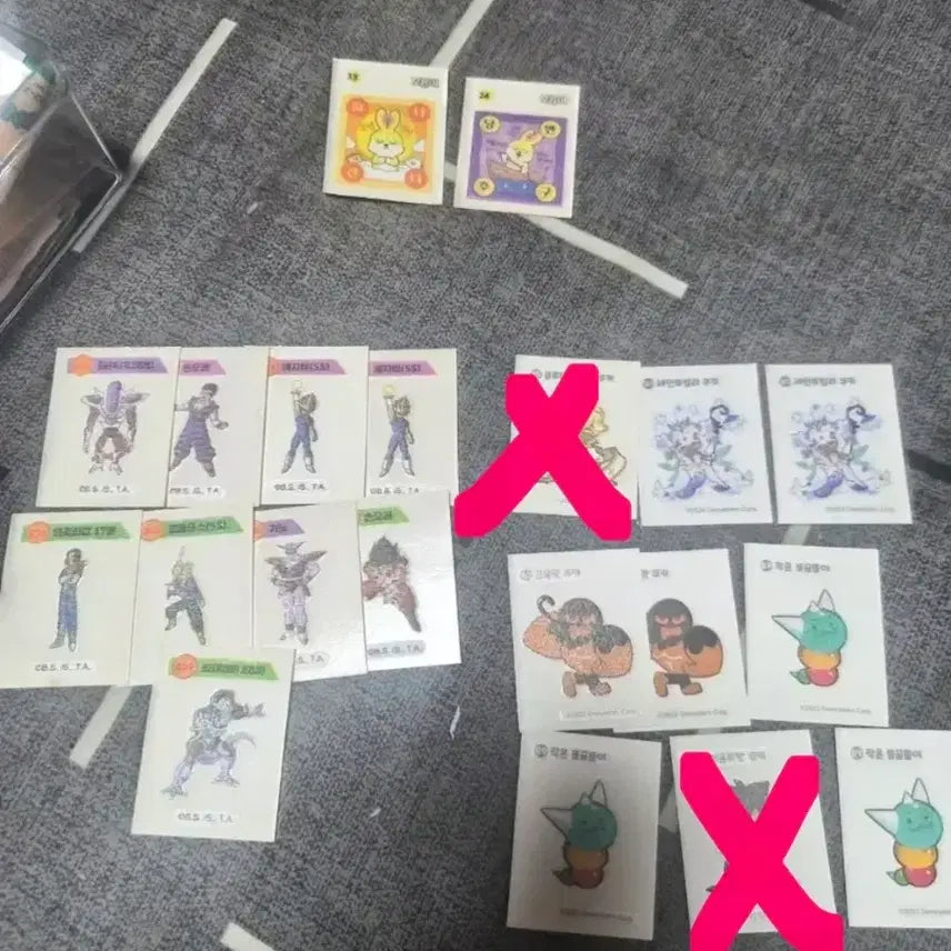 [BUNJANG] Anime &amp; Cartoon Sticker Collection / 띠부띠부씰 띠부씰 아톰 짱구 코난 원피스 쿠키런 디지몬 최애의아이