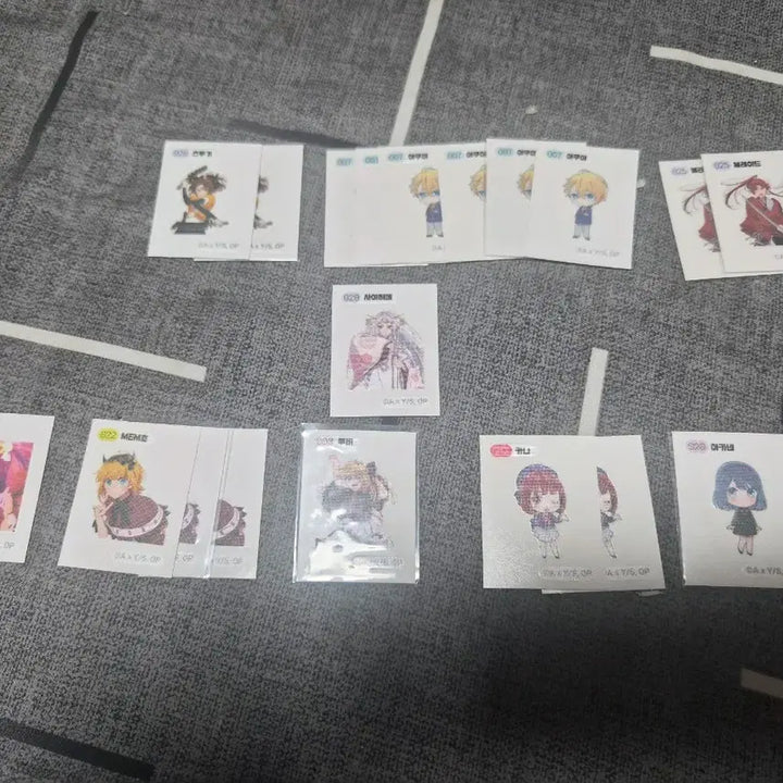 [BUNJANG] Anime &amp; Cartoon Sticker Collection / 띠부띠부씰 띠부씰 아톰 짱구 코난 원피스 쿠키런 디지몬 최애의아이
