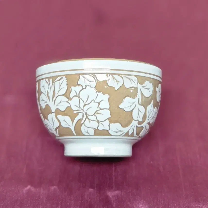 [BUNJANG] Noh Tae-woo Commemorative Porcelain Teacups Set / 노태우 대통령 기념 도자기 찻잔 2개