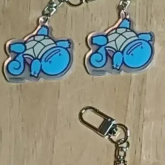 [BUNJANG] Pokemon Metamong Squirtle, Vulpix Acrylic Keyring / 포켓몬 메타몽 꼬부기, 식스테일 랜덤 아크릴 키링(할인)