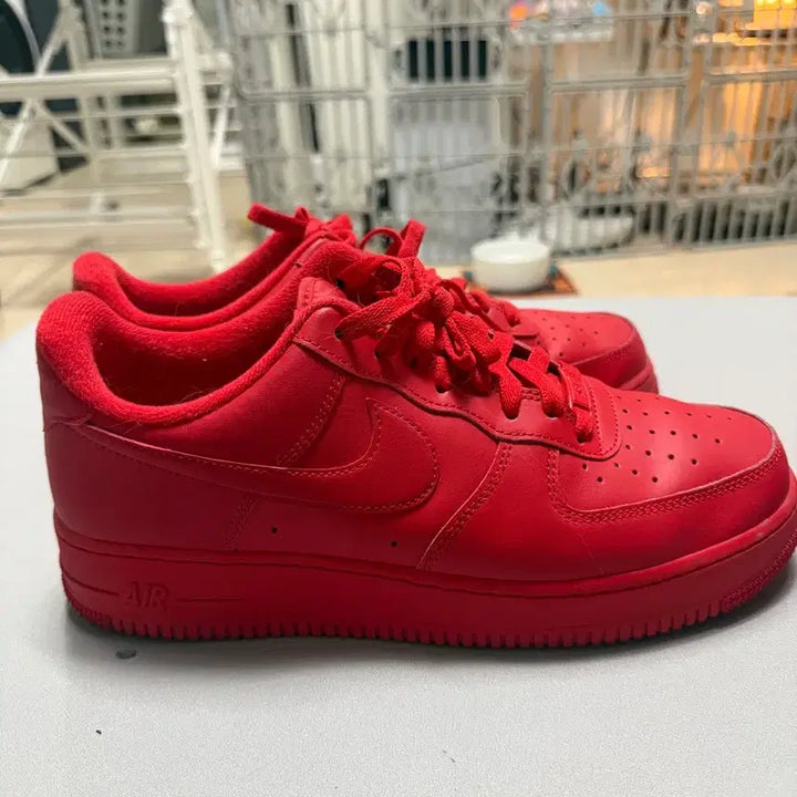 [BUNJANG] Nike Air Force Triple Red Sneakers / 나이키 에어포스 트리플레드 280 (박스X)