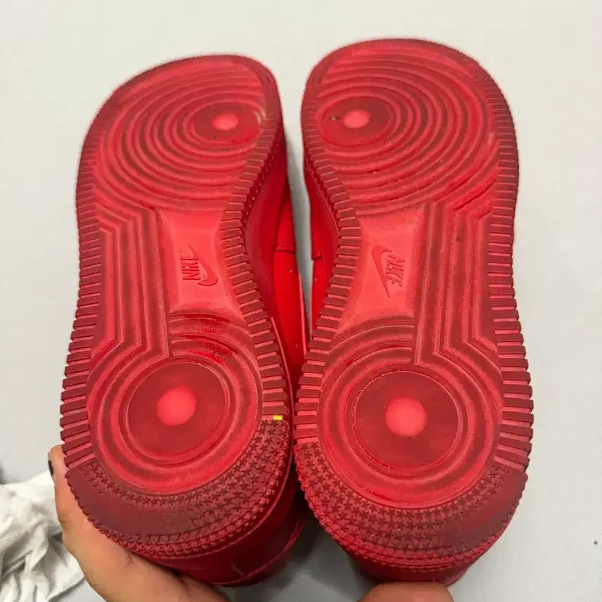 [BUNJANG] Nike Air Force Triple Red Sneakers / 나이키 에어포스 트리플레드 280 (박스X)