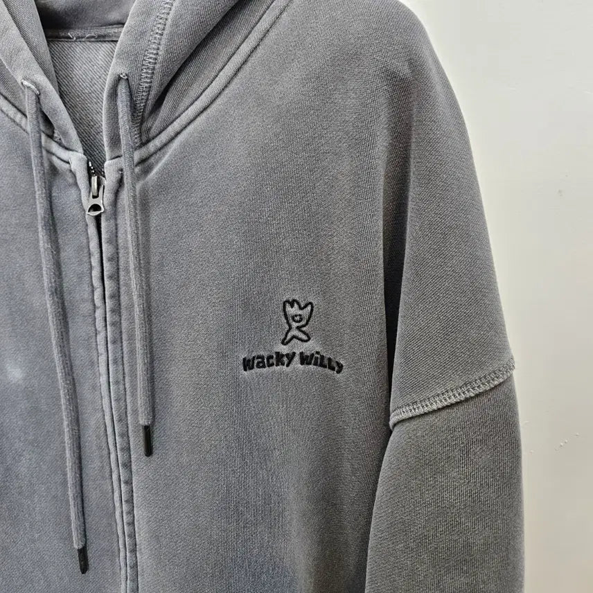 [SOLD OUT] 와키윌리 피그먼트 후드 집업 3XL