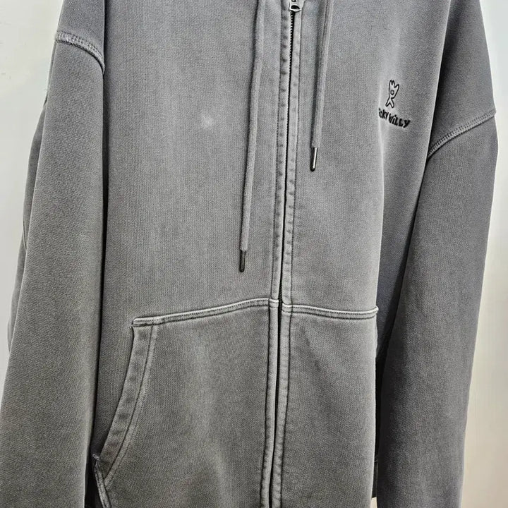 [SOLD OUT] 와키윌리 피그먼트 후드 집업 3XL