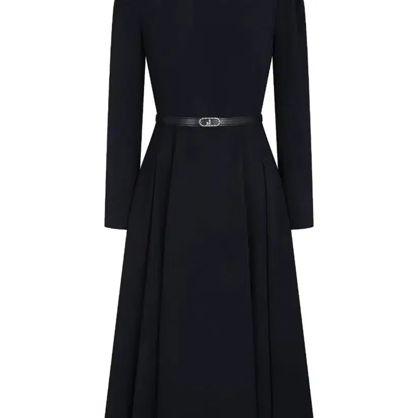 [BUNJANG] JJ JIGOTT Square Neck Puff Sleeve Dress / JJ지고트 원피스 다크네이비 55 하객룩 (새상품)