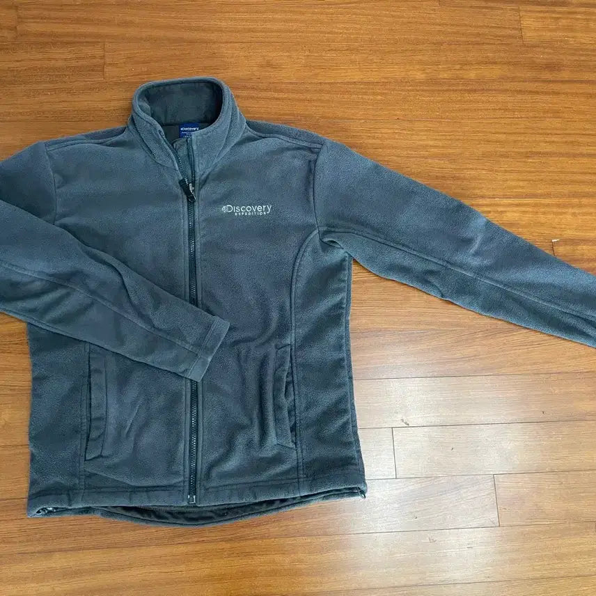 [BUNJANG] Discovery Fleece Zip-up Gray / 디스커버리 후리스 집업 그레이