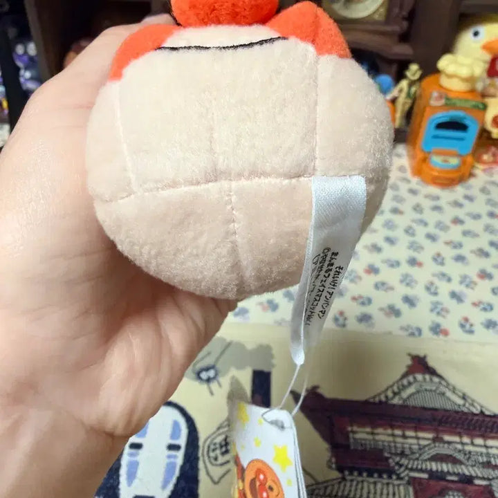[BUNJANG] Anpanman Face Doll Keychain / 호빵맨 얼굴 인형 키링