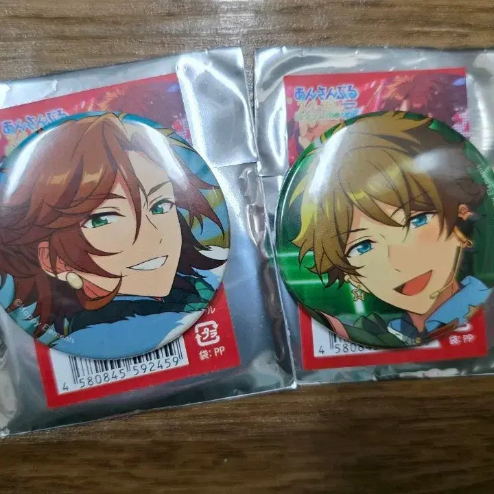 [BUNJANG] Ensemble Stars Ibara &amp; Midori Can Badge / 앙스타 이베코레 12 마다라 미도리 캔뱃지