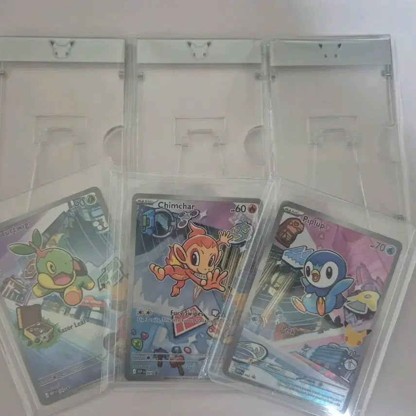[BUNJANG] Pokemon 30th Anniversary North American Edition Card Set / 포켓몬 카드 30주년 북미판 모부기/불꽃숭이/팽도리