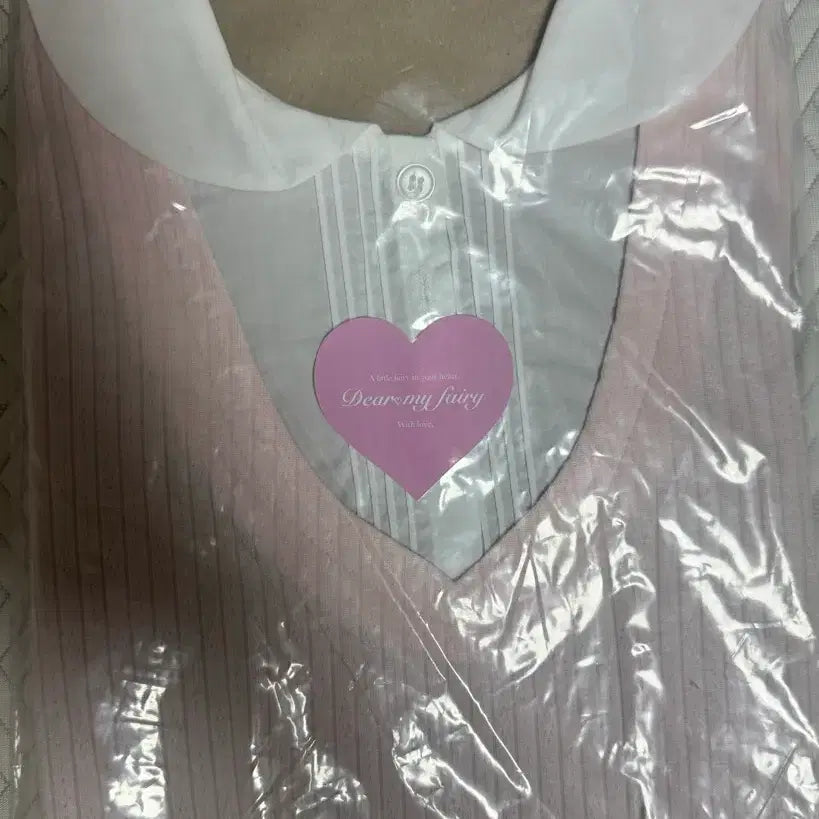 [SOLD OUT] 위스페어리 레이어드 블라우스 핑크 새상품