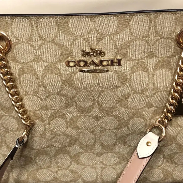 [BUNJANG] COACH Kami Chain Tote Bag / 코치 COACH 코치가방 체인 토트