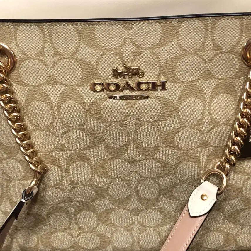 [BUNJANG] COACH Kami Chain Tote Bag / 코치 COACH 코치가방 체인 토트