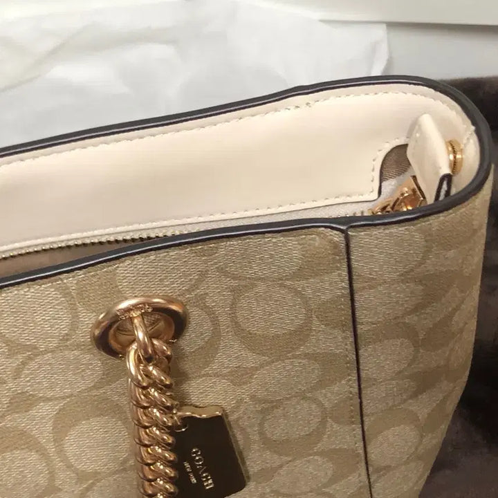 [BUNJANG] COACH Kami Chain Tote Bag / 코치 COACH 코치가방 체인 토트