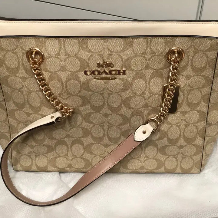 [BUNJANG] COACH Kami Chain Tote Bag / 코치 COACH 코치가방 체인 토트