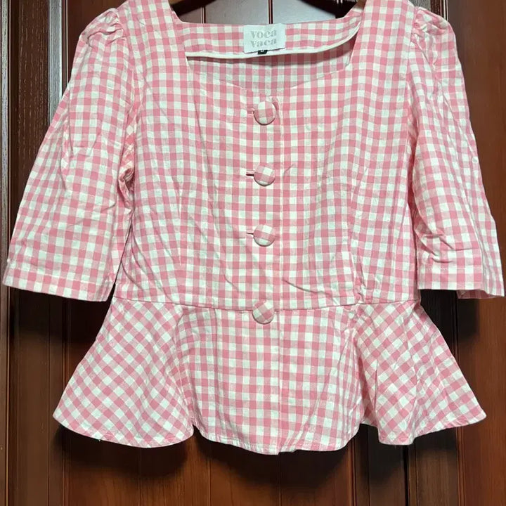 [SOLD OUT] 보카바카 체크 블라우스