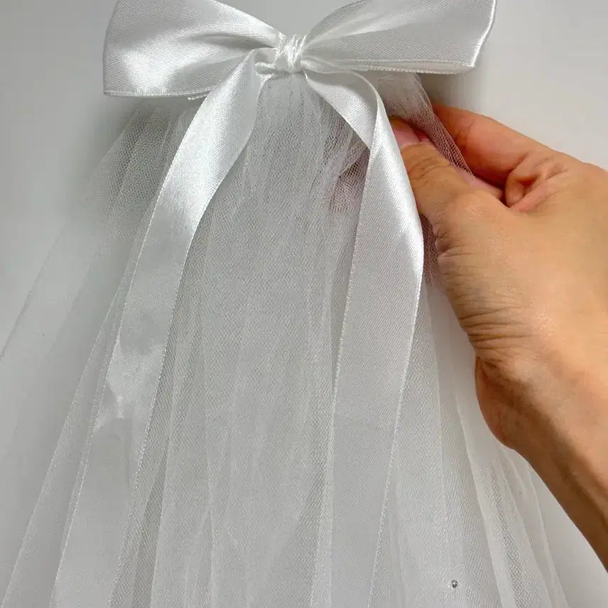 [BUNJANG] Short Wedding Veil / 셀프웨딩 숏베일