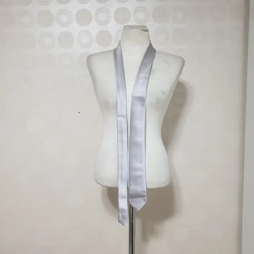 [BUNJANG] Silver Gray Necktie / 실버 그레이 넥타이