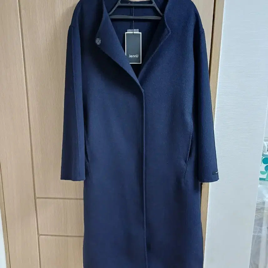 [SOLD OUT] JennU 네이비색 여성 코트