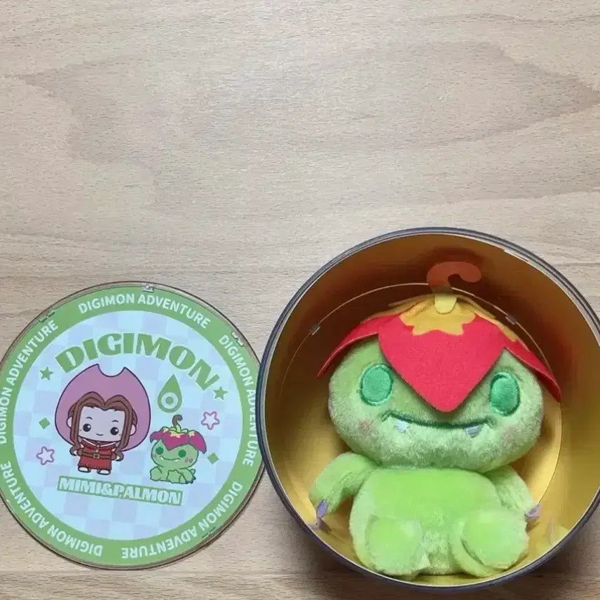 [BUNJANG] Toei Digimon Adventure Palmon Plush Keychain / 디지몬 어드벤처 일본 토에이 인형 키링 누이 팔몬 일본 토에이 인형입니다