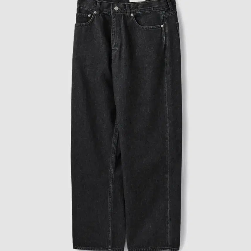 [SOLD OUT] 유니온블루 아콘 와이드데님 팬츠 워시드 블랙 30사이즈
