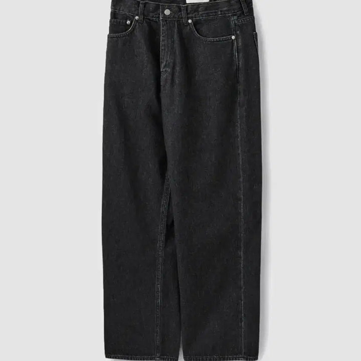 [SOLD OUT] 유니온블루 아콘 와이드데님 팬츠 워시드 블랙 30사이즈
