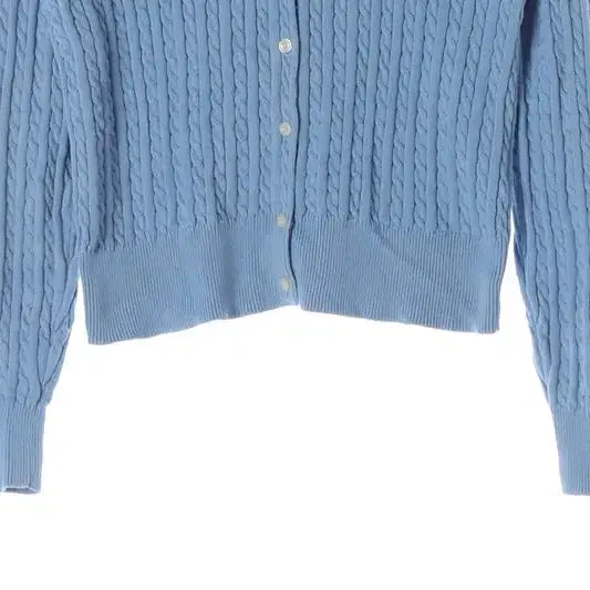 [BUNJANG] Polo Ralph Lauren Sky Blue Cable Knit Cardigan XL / 폴로 랄프로렌 스카이블루 꽈배기 가디건 XL 16