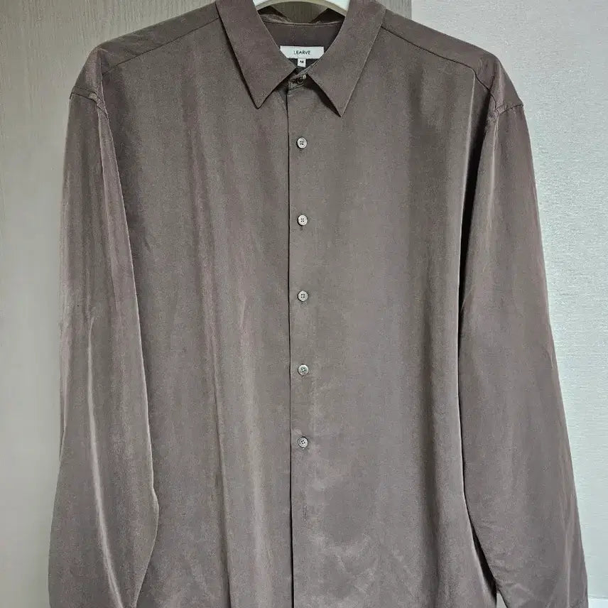[BUNJANG] LeHAv Minimalist Shirt (Deep Brown) / 르아브 미니멀리즘 셔츠 M (딥브라운)